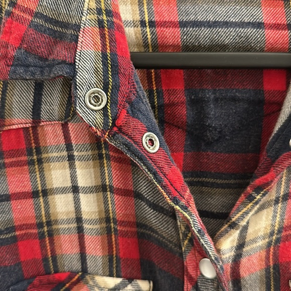 TOPSHOP Plaid Flannel - Picture 5 of 6